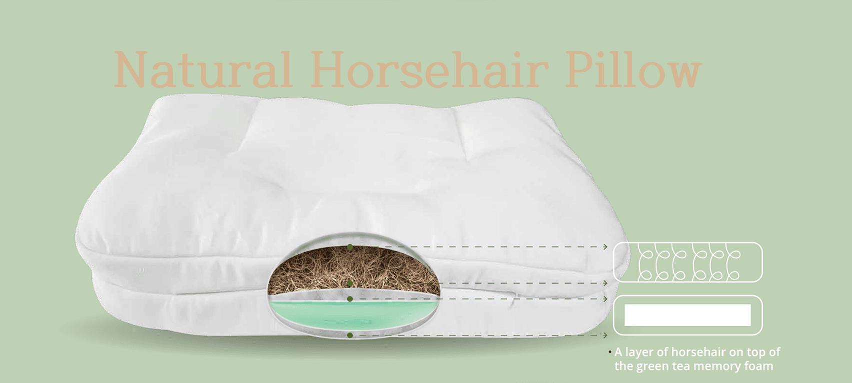 프리미엄 말총 + 특급 메모리폼